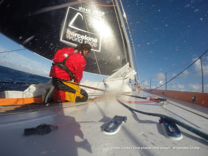 Didac Costa on One Planet One Ocean during the Vendée Globe - photo © Didac Costa / One Planet One Ocean / Vendee Globe