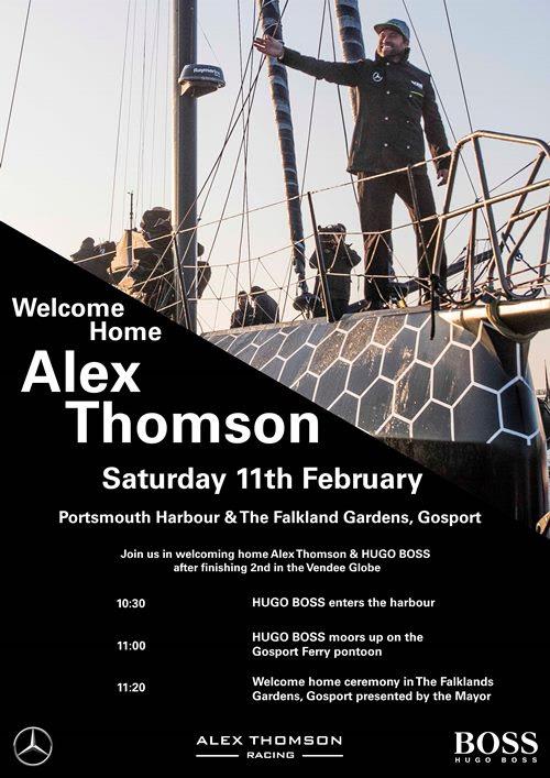 Join Alex Thomson for a Parade of Sail through the Solent photo copyright Alex Thomson Racing taken at  and featuring the IMOCA class