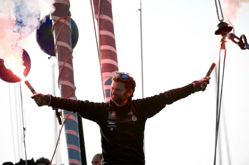 Arnaud Boissières finishes 10th in the Vendée Globe photo copyright Olivier Blanchet / DPPI / Vendee Globe taken at  and featuring the IMOCA class