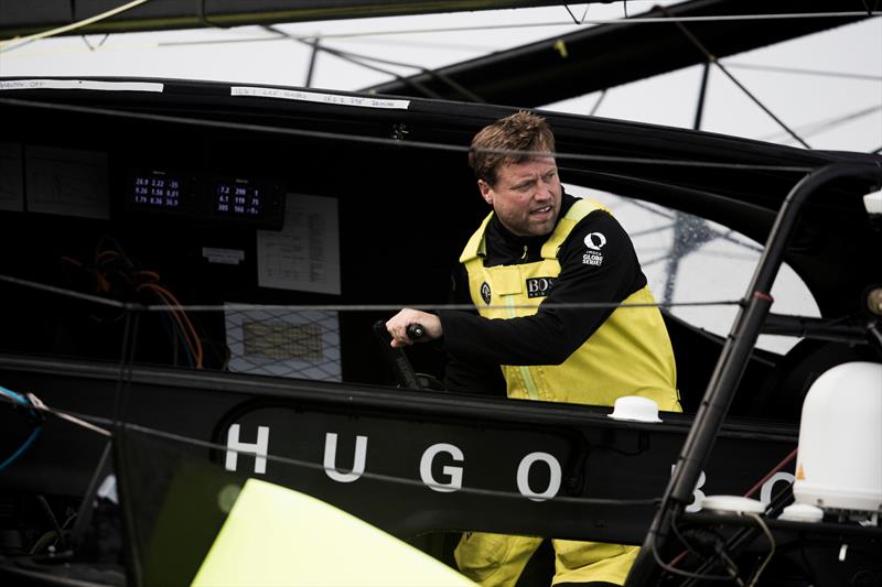 Alex Thomson is making his lone northerly option pay as he continues to lead the IMOCA fleet in the Route du Rhum - Destination Guadeloupe photo copyright Lloyd Images taken at  and featuring the IMOCA class