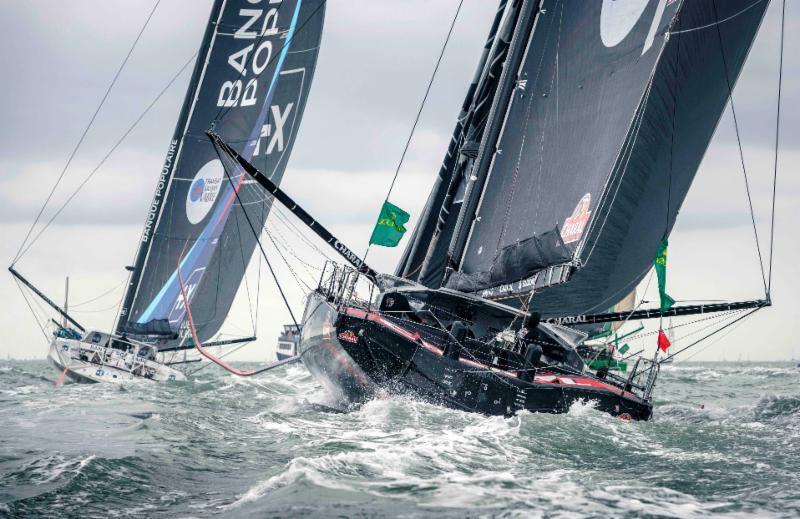 Banque Populaire and Charal in the Rolex Fastnet Race - photo © Rolex / Kurt Arrigo