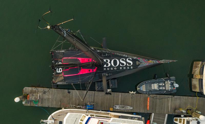 HUGO BOSS at Haslar Marina photo copyright Alex Thomson Racing taken at  and featuring the IMOCA class