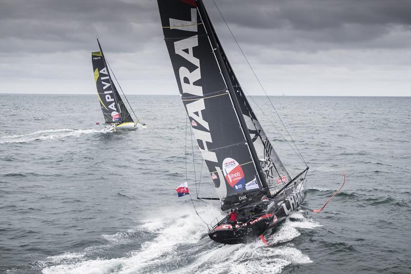 Vendée-Arctique-Les Sables d'Olonne Race 2020 start photo copyright Eloi Stichelbaut - polaRYSE / IMOCA taken at  and featuring the IMOCA class