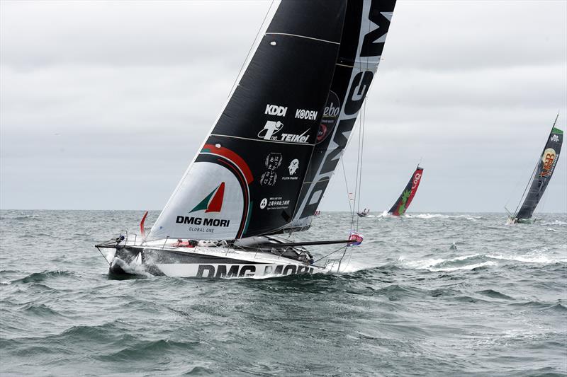 Vendée-Arctique-Les Sables d'Olonne Race 2020 start photo copyright François Van Meleghem taken at  and featuring the IMOCA class