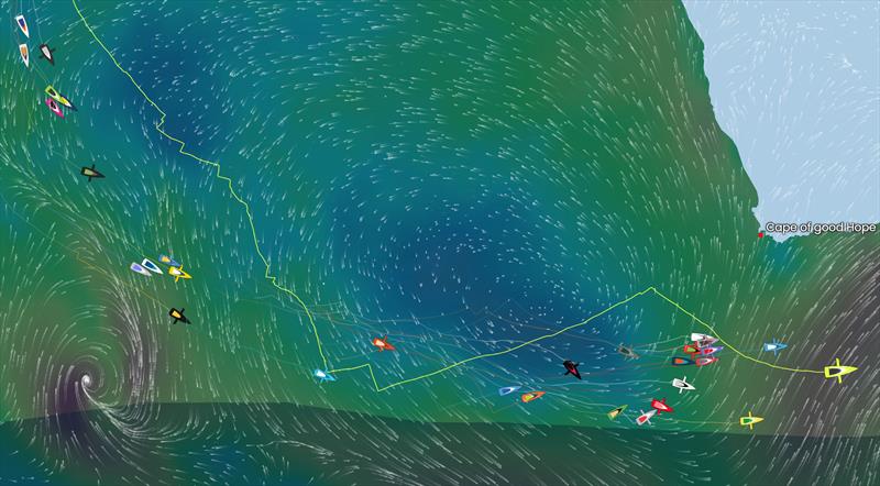 Vendée Globe Position Report 17H00 UTC 01/12/2020 photo copyright #VG2020 taken at  and featuring the IMOCA class