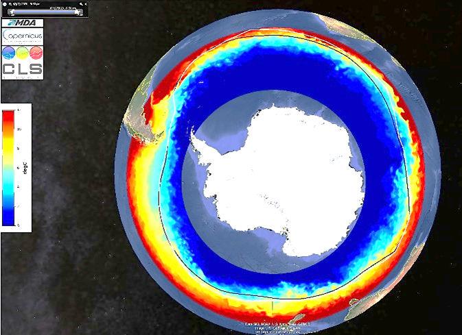 Vendée Globe Antarctic Exlcusion Zone photo copyright #VG2020 taken at  and featuring the IMOCA class