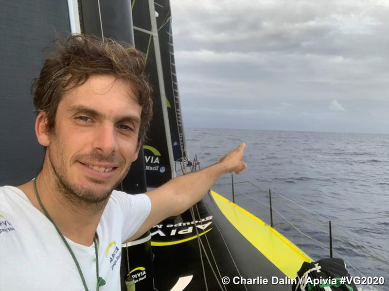 Charlie Dalin on Apivia retakes the lead in the Vendée Globe photo copyright Charlie Dalin / Apivia #VG2020 taken at  and featuring the IMOCA class