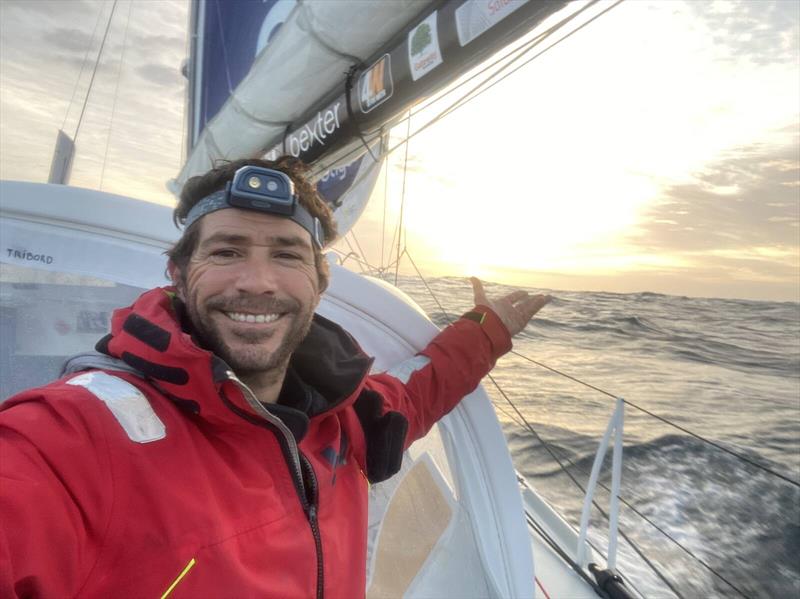 Clement Giraud on Compagnie du Lit - Jiliti passes Cape Horn in the Vendée Globe photo copyright Clement Giraud / Compagnie du Lit - Jiliti #VG2020 taken at  and featuring the IMOCA class