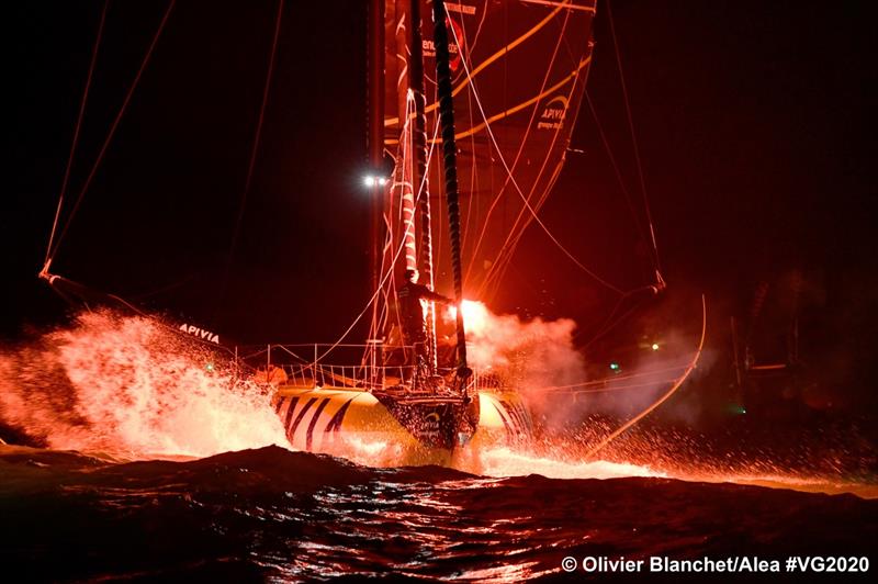 Line honours for Charlie Dalin on Apivia in the Vendée Globe - 80 days, 6 hours, 15 minutes, 47 seconds - photo © Olivier Blanchet / Alea #VG2020