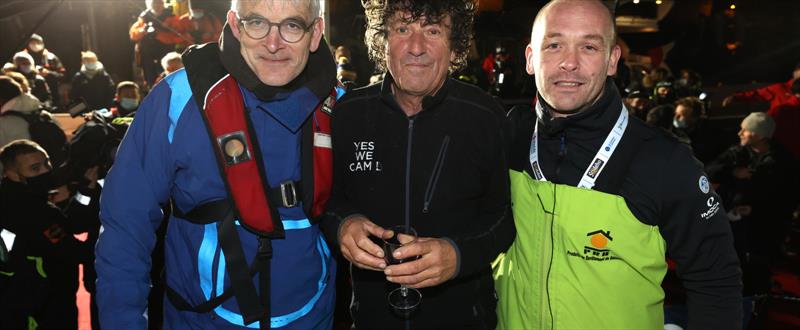 Jean Le Cam finishes the Vendee Globe - photo © Jean-Marie Liot / Alea