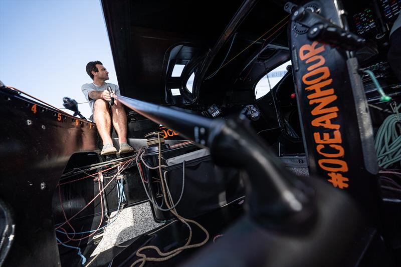 On Board 11th Hour Racing Team during The Ocean Race Europe Leg 3 from Alicante, Spain, to Genoa, Italy photo copyright Amory Ross / 11th Hour Racing / The Ocean Race taken at  and featuring the IMOCA class