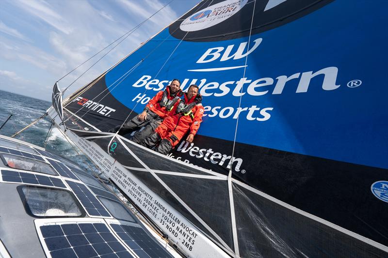 IMOCA fleet in the Rolex Fastnet Race 2021: Fortinet-Best Western - photo © © PolaRYSE / Fortinet - Best Western