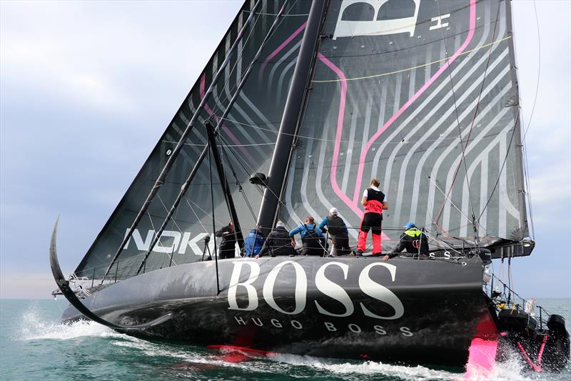 Alex Thomson brings Hugo Boss to Jersey photo copyright Debbie Brown taken at St Helier Yacht Club and featuring the IMOCA class