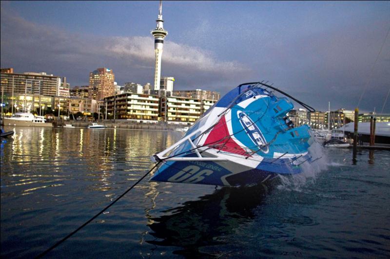 Jean-Pierre Dick's brand new IMOCA 60, Virbac-Paprec 3, has just been launched in Auckland photo copyright Virbac-Paprec Sailing Team taken at  and featuring the IMOCA class