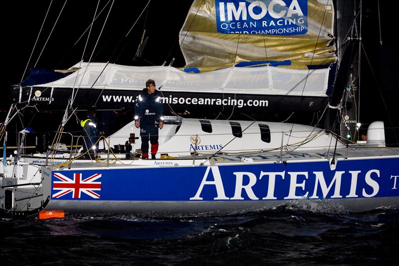 Artemis finishes the Sevenstar Round Britain and Ireland Race photo copyright Patrick Eden / RORC taken at  and featuring the IMOCA class