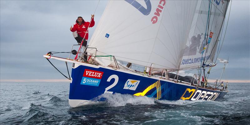 Polish solo sailor Zbigniew Gutkowski takes second place in leg 2 of the Velux 5 Oceans photo copyright Ainhoa Sanchez / www.w-w-i.com taken at  and featuring the IMOCA class