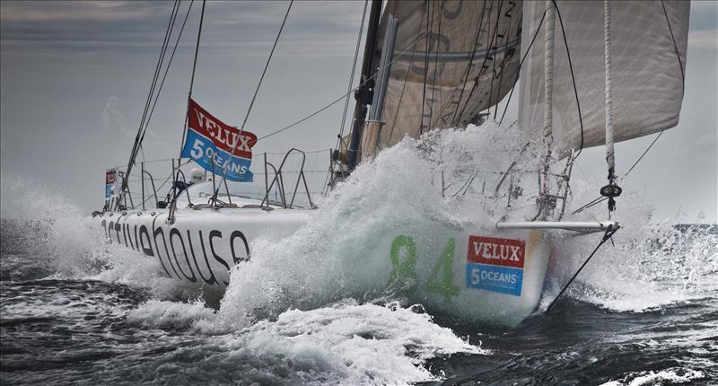 Velux 5 Oceans leg 5 start photo copyright onEdition taken at  and featuring the IMOCA class