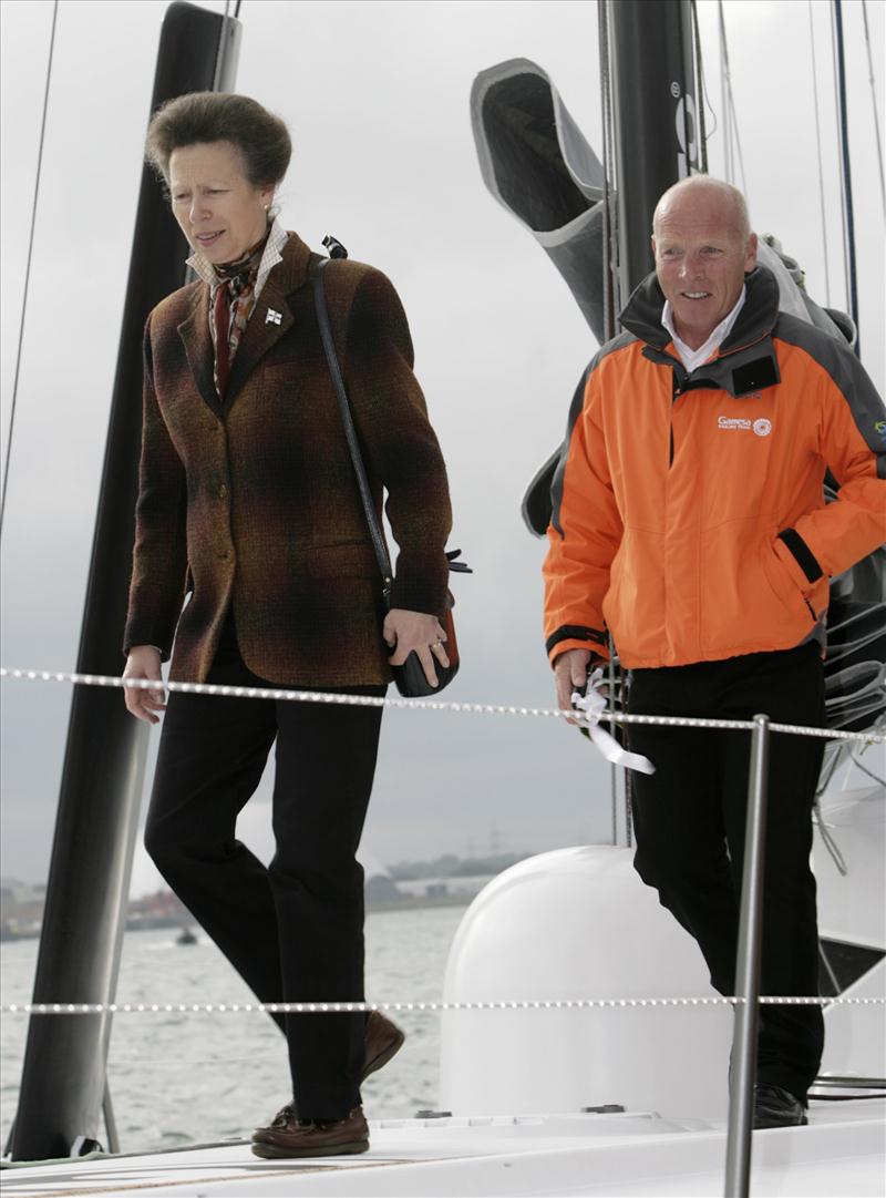 HRH Princess Royal names Mike Golding's Open 60 at the PSP Southampton Boat Show photo copyright onEdition taken at  and featuring the IMOCA class