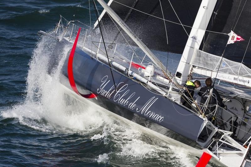 IMOCA 60 Malizia with German skipper Boris Herrmann representing Yacht Club de Monaco photo copyright Thomas Ruyant taken at Royal Bermuda Yacht Club and featuring the IMOCA class