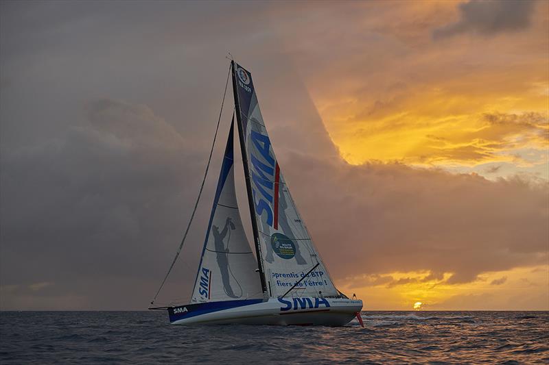 It took the skipper on SMA 12 days, 11 hours 23 minutes to complete the race - 2018 Route du Rhum-Destination Guadeloupe photo copyright Yvan Zedda taken at  and featuring the IMOCA class