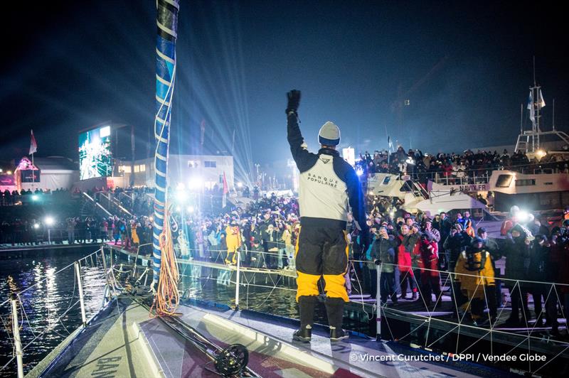 French fans turn out to great French heroes at the finish of the Vendee Globe - photo © Vincent Curutchet / DPPI / Vendee Globe
