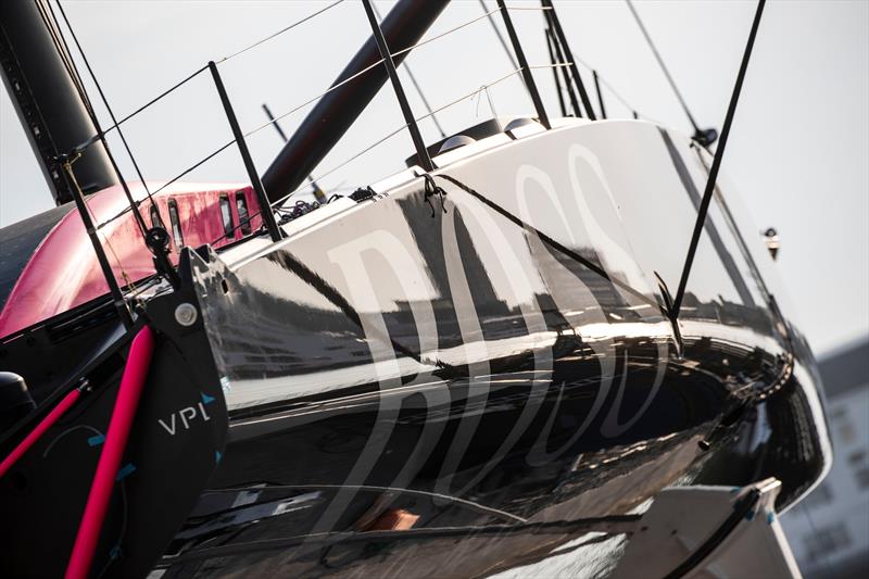 Latest images from the radical new Hugo Boss aimed at the singlehanded Vendee Globe round the world race photo copyright Lloyd Images taken at  and featuring the IMOCA class