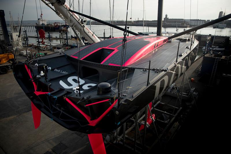 Latest images from the radical new Hugo Boss aimed at the singlehanded Vendee Globe round the world race - photo © Lloyd Images