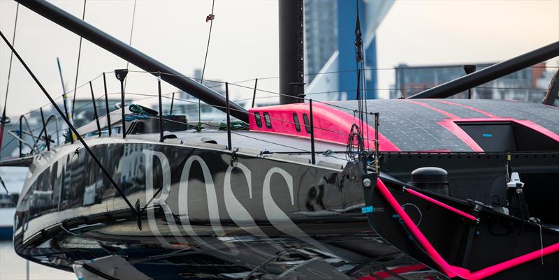Latest images from the radical new Hugo Boss aimed at the singlehanded Vendee Globe round the world race photo copyright Lloyd Images taken at  and featuring the IMOCA class