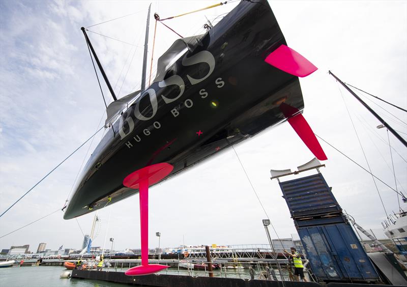 Hugo Boss Launch - Gosport, UK, August 2019,  photo copyright Lloyd Images taken at Portsmouth Sailing Club and featuring the IMOCA class