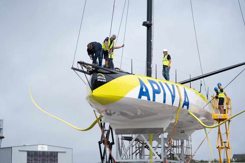 Spectacular foils - Apivia launch in Lorient, France, August 2019 - photo © Maxime Horlaville