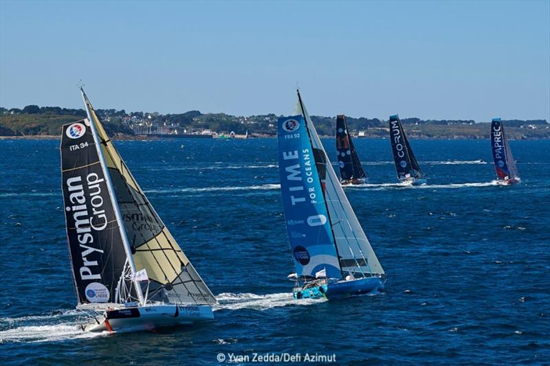 Défi Azimut photo copyright Yvan Zedda taken at  and featuring the IMOCA class