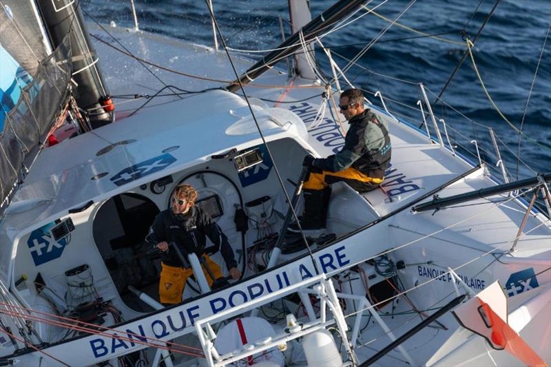 Clarisse Crémer and Armel Le Cléac'h - photo © Voile Banque Populaire