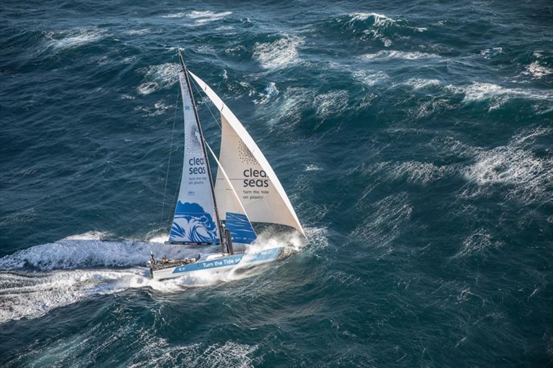 The Ocean Race - Start of Leg 2. Day 1 from Lisbon to Cape Town photo copyright Ainhoa Sanchez / Volvo Ocean Race taken at  and featuring the IMOCA class