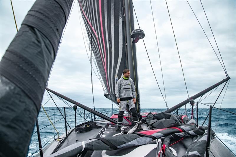 Alex Thomson aboard Hugo Boss -  Transat Jacques Vabre photo copyright Lloyd Images / Alex Thomson Racing taken at  and featuring the IMOCA class