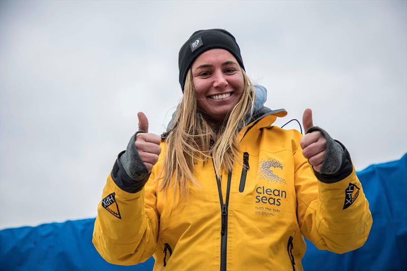 Bianca Cook, in the last edition of the Race photo copyright Jen Edney / Volvo AB taken at  and featuring the IMOCA class