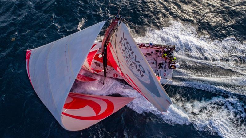 The Ocean Race - Leg 8 from Itajai to Newport, day 12 on board Dongfeng photo copyright Jeremie Lecaudey / Volvo Ocean Race taken at  and featuring the IMOCA class