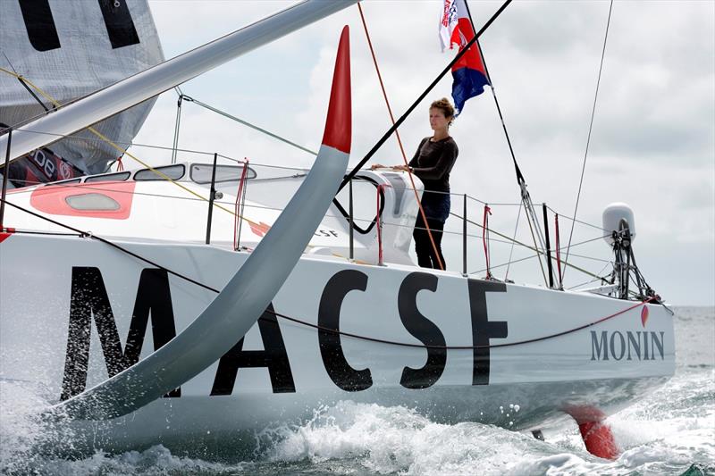 Isabelle Joschke (Macsf) Vendée - Arctique - Les Sables d'Olonne photo copyright François Van Malleghem / Imoca taken at  and featuring the IMOCA class