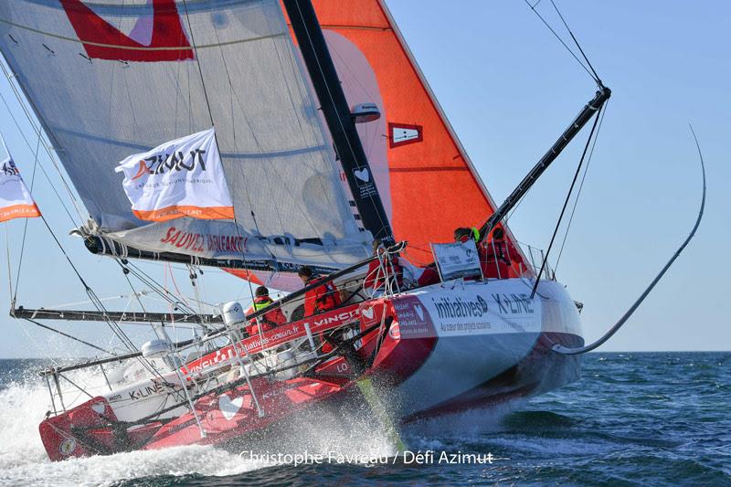 Défi Azimut photo copyright Christopher Favreau taken at  and featuring the IMOCA class
