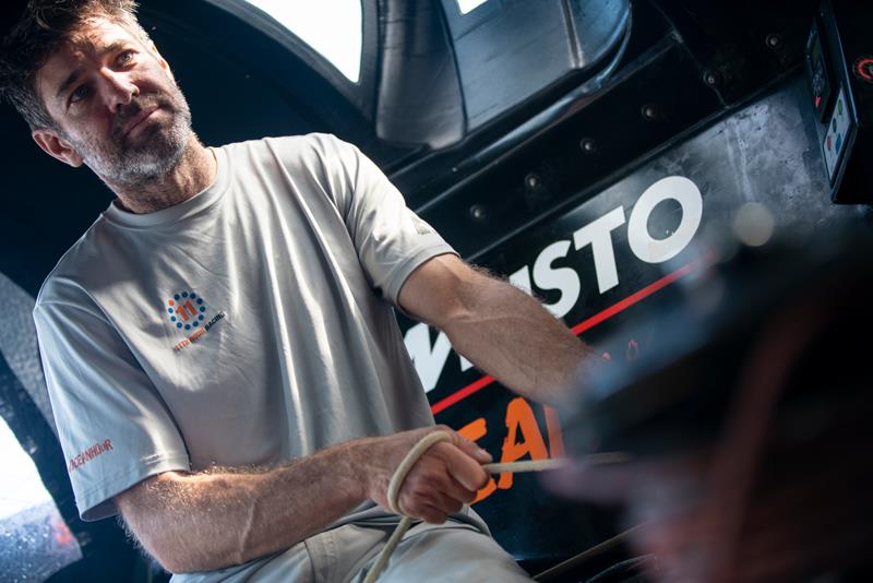 Simon Fisher - 11th Hour Racing Team member photo copyright Vesta taken at  and featuring the IMOCA class