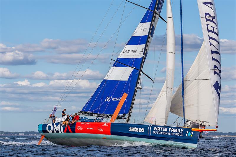 OMIA-Water Family photo copyright JM Liot / Défi Azimut taken at  and featuring the IMOCA class
