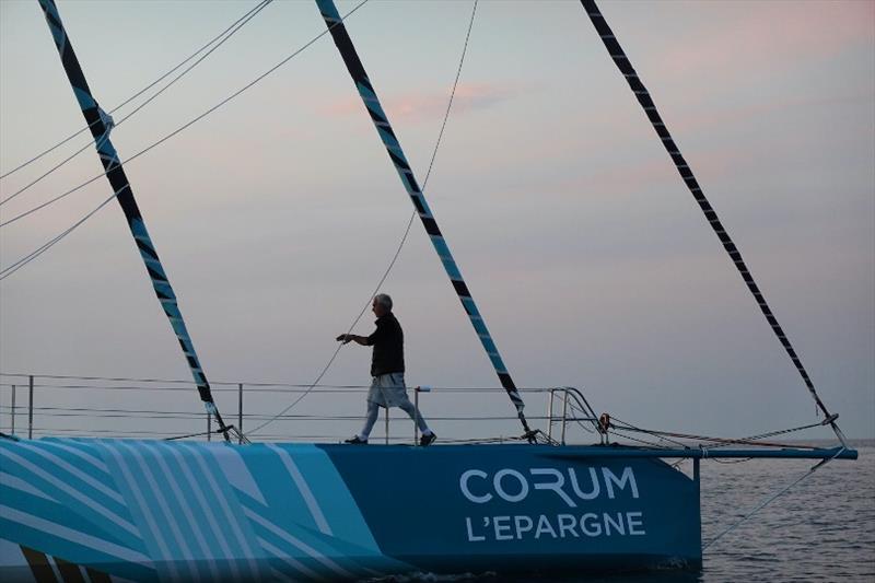 CORUM L'Epargne photo copyright Hugo Chartier / CORUM L’Epargne taken at  and featuring the IMOCA class