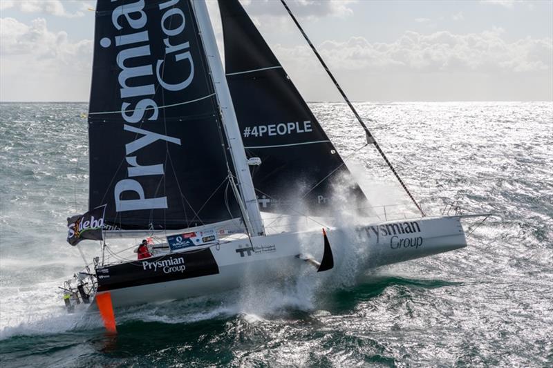 Giancarlo Pedote and Prysmian Group photo copyright Jean-Marie Liot taken at  and featuring the IMOCA class