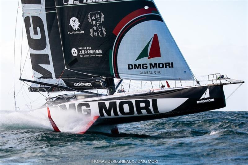 Kojiro Shiraishi aboard DMG MORY - Vendee Globe - photo © Thomas Deregnieaux / DMG MORY