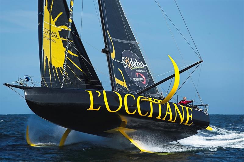 L Occitane En Provence And French Sailor Armel Tripon At The Start Of The Vendee Globe 2020