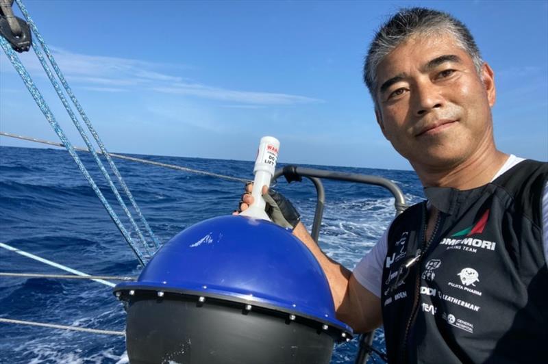 Photo sent from aboard the boat DMG Mori Global One during the Vendée Globe sailing race on November 23, 2020 photo copyright Kojiro Shiraishi / DMG Mori Global One taken at  and featuring the IMOCA class