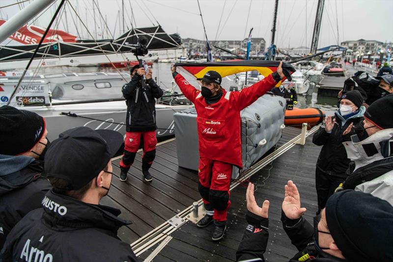 Boris Herrmann finishes the Vendee Globe 2020-21 - photo © Martin Keruzoré