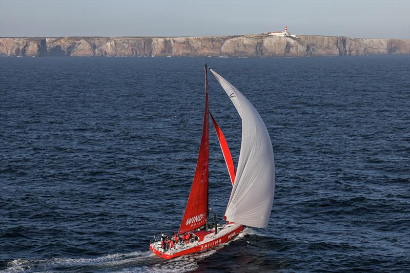 The Ocean Race Europe - Day 2 - off Cape Vincent, Portugal - Leg 2 - Cascais to Alicante  photo copyright Sailing Energy / The Ocean Race taken at  and featuring the IMOCA class