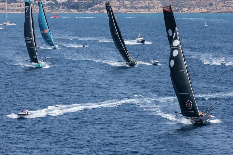 Start of the Leg 3 of The Ocean Race Europe, from Alicante, Spain, to Genoa, Italy photo copyright Sailing Energy / The Ocean Race taken at  and featuring the IMOCA class