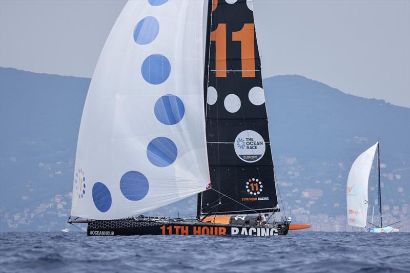 11th Hour Racing Team take second overall after finishing first in the Genoa Coastal Race - The Ocean Race Europe photo copyright Sailing Energy / The Ocean Race taken at  and featuring the IMOCA class