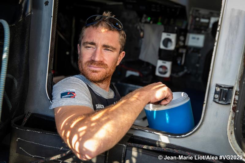 Benjamin Dutreux photo copyright Jean-Marie Liot/Alea taken at  and featuring the IMOCA class